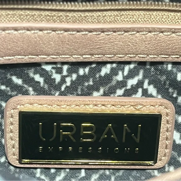 Urban Expressions women’s dusty pink saddle bag boho - Picture 5 of 13